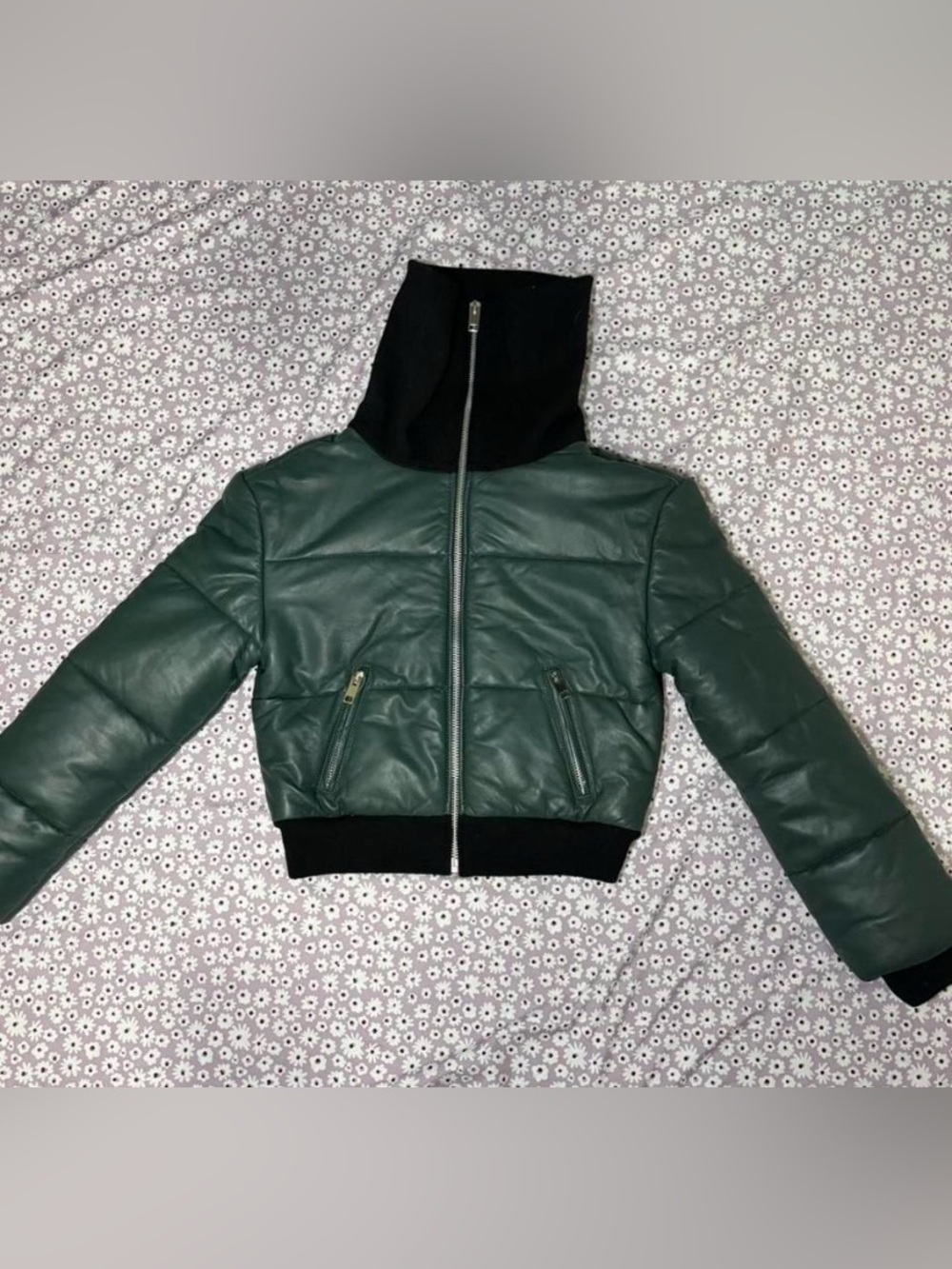 Walter Baker Leather Puffer Jacket